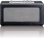 Lenco BT-300 - Bluetooth speakers in retro design  - Zwart