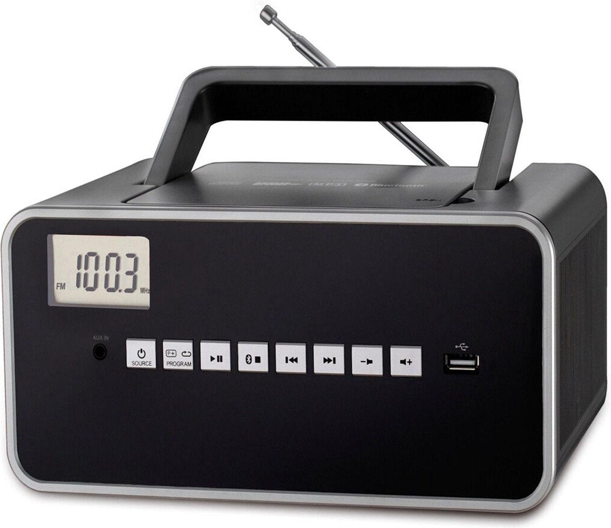 Dcybel portable radio Boom Box BT (Zwart)