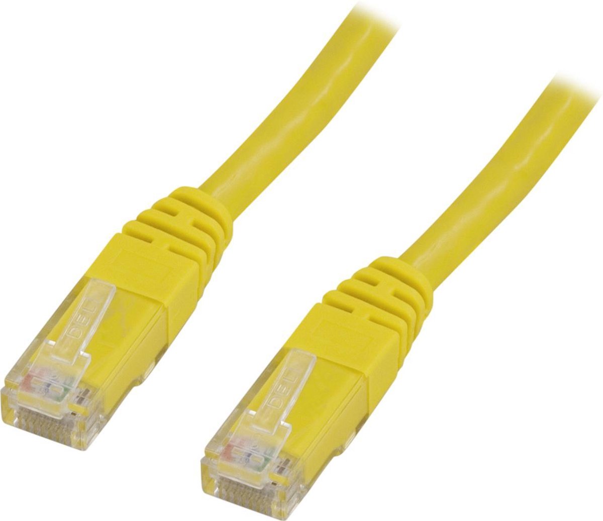 DELTACO TP-610GL Cat6 U/UTP Netwerkkabel LSZH - Geel - 10 meter