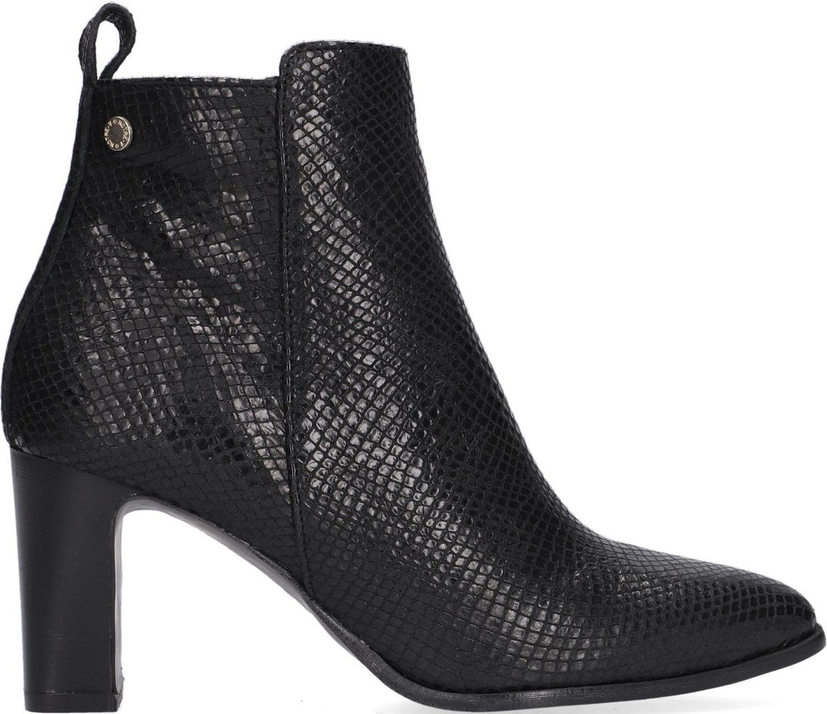 Notre-V 4838 Enkellaarsjes - Enkelboots - Dames - Zwart - Maat 38