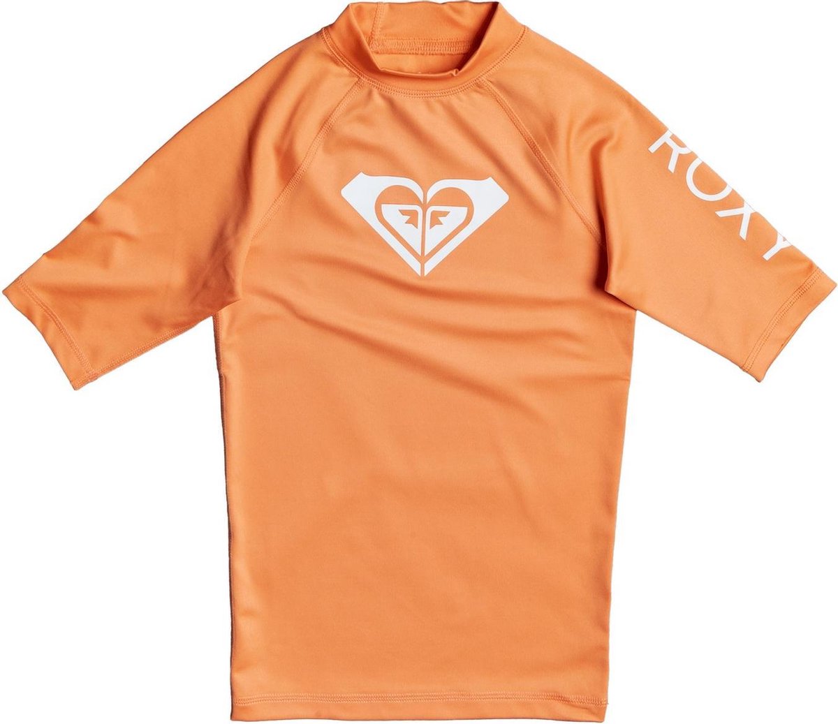 Roxy - UV Zwemshirt voor tienermeisjes - Whole Hearted - Zalm - maat 128cm
