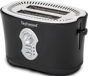 Techwood - Broodrooster - 2-slots - zwart