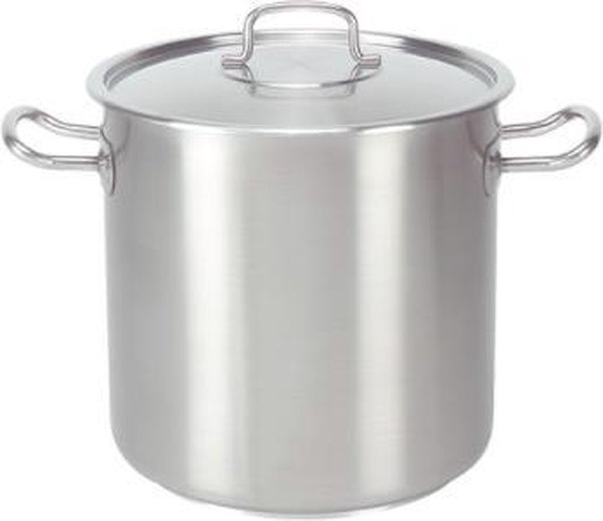 Pujadas Kookpan hoog 10 ltr roestvrijstaal