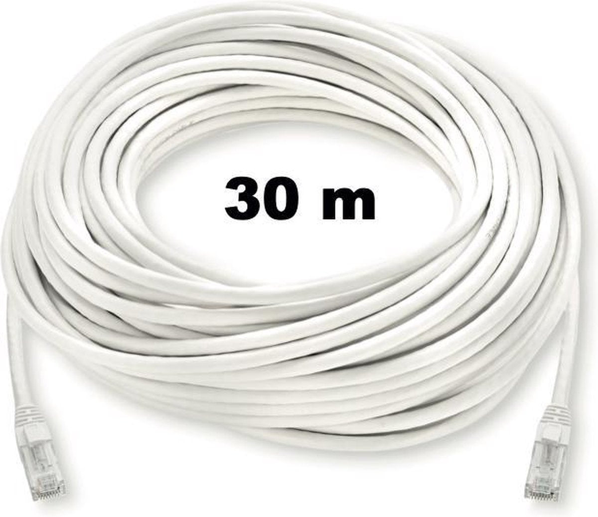 UTP kabel 30 meter - CAT 6 - Internetkabel - Ethernet kabel – Netwerkkabel