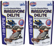 Vissenvoer Tropical massivore del 380 gram voor monsterfish en carnivoren per 2 stuks