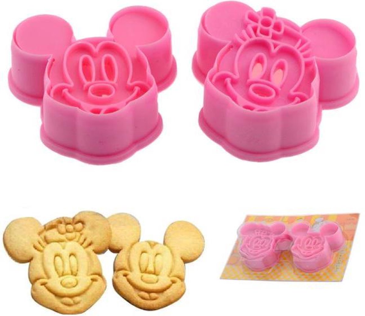 Koekjesvorm 2 Stks / set Mickey Minnie