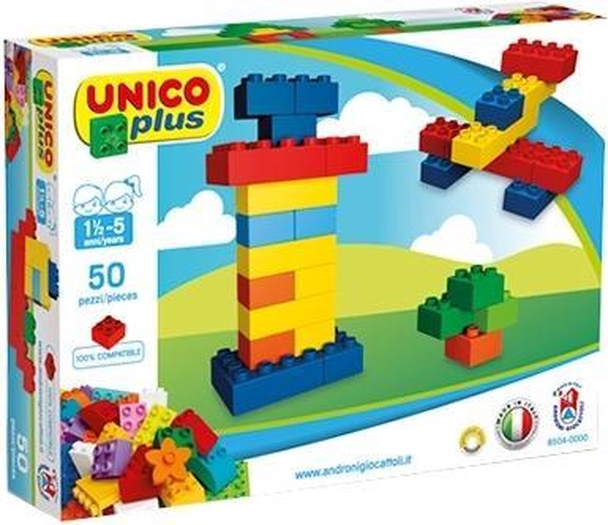 Unico Bouwblokken 50-delig