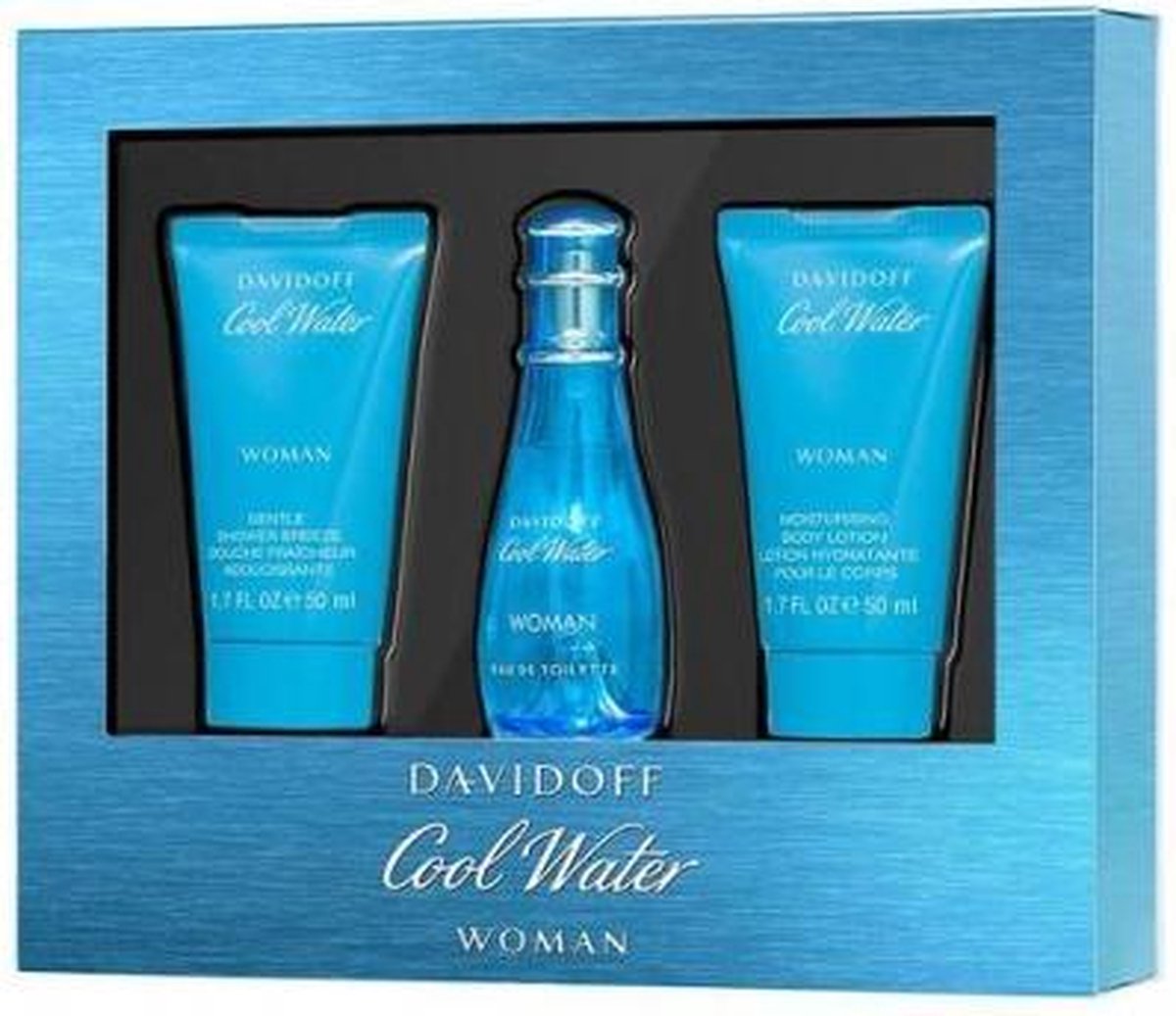 Davidoff - Cool Water Woman - set Eau de toilette 30 ml + shower gel 50 ml + body lotion 50 ml