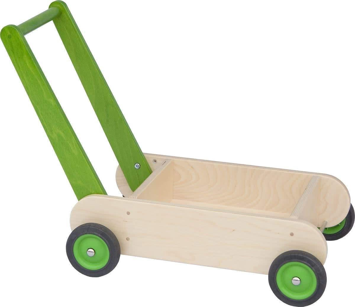 Van Dijk Toys Blokkenduwwagen 55 Cm Groen