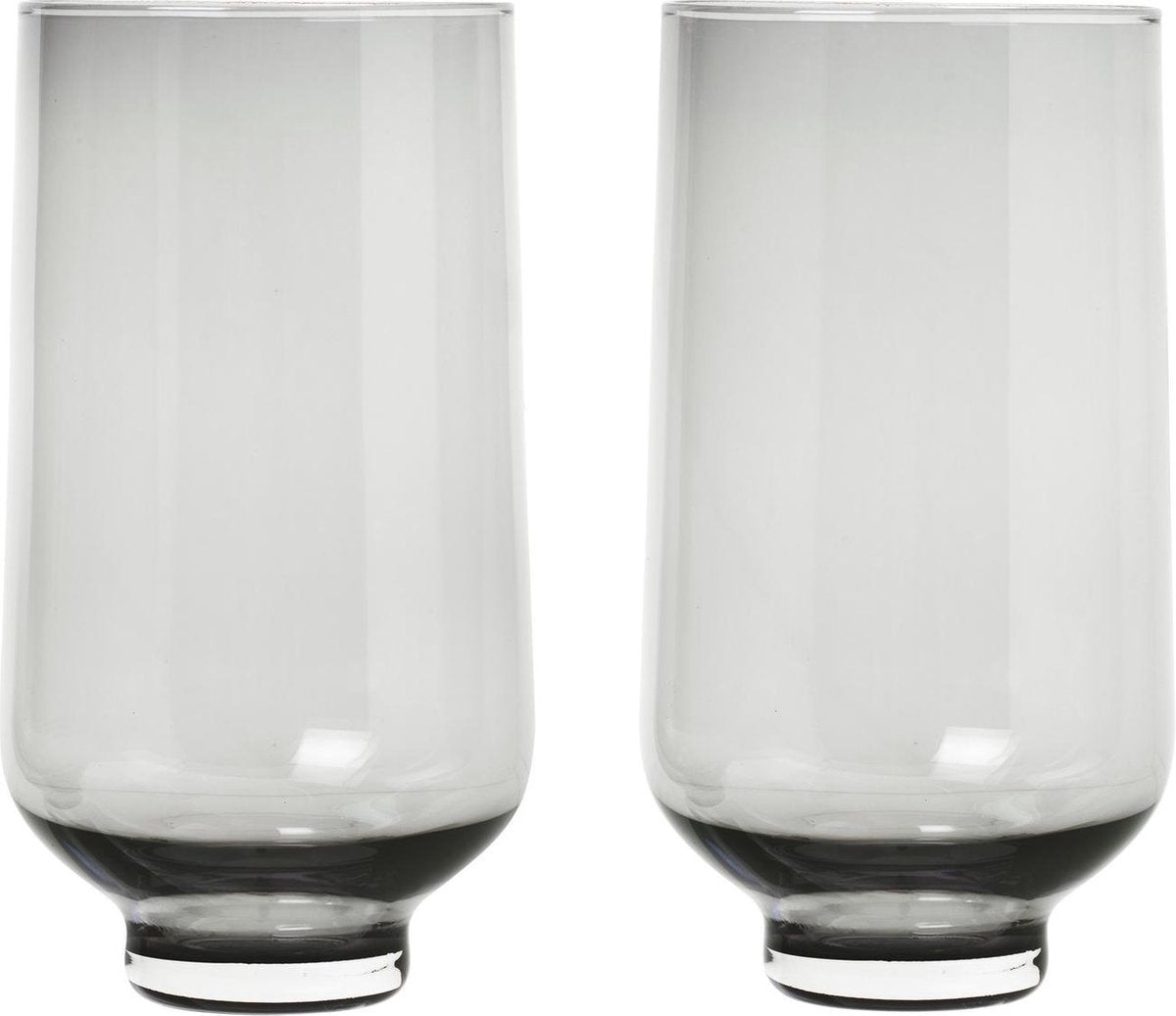 Blomus Flow set/2 glas 0.4L smoke