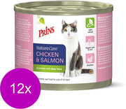 Prins Naturecare Cat Kip&Zalm - Kattenvoer - 12 x 200 g