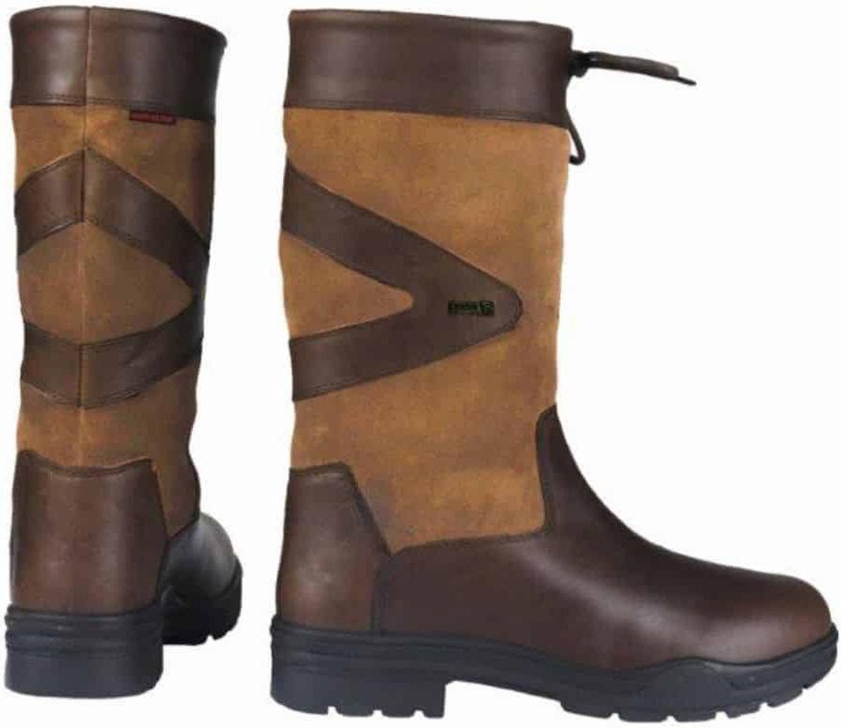 Horka Outdoorlaarzen Greenwich Kort Leer/suède Camel Maat 38