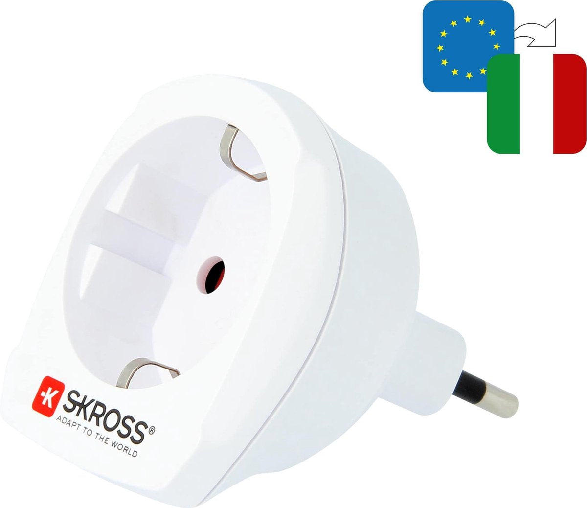 Skross Reisadapter Europa-naar-Italië Geaard SKR1500212