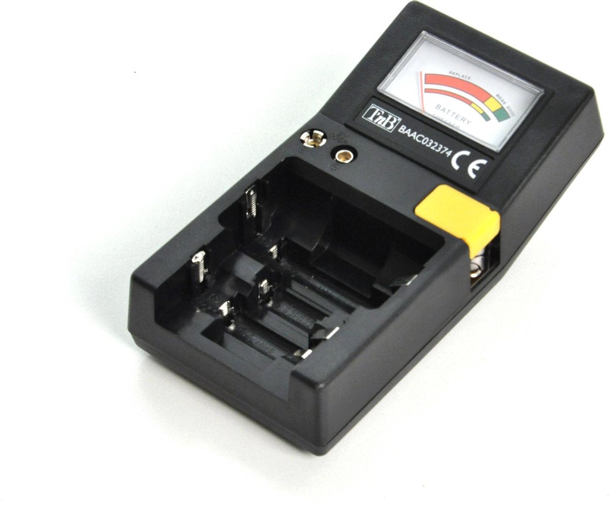 TnB  BAAC032374 Batterij Tester AA-AAA-9V-Knoopcel-Microcel-LR3-LR6-CLR14-DLR20