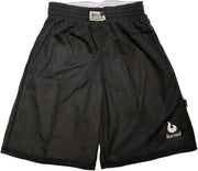 Burned Big Hole Mesh Short Dubbelzijdig - Sportbroek - Zwart / Wit - L