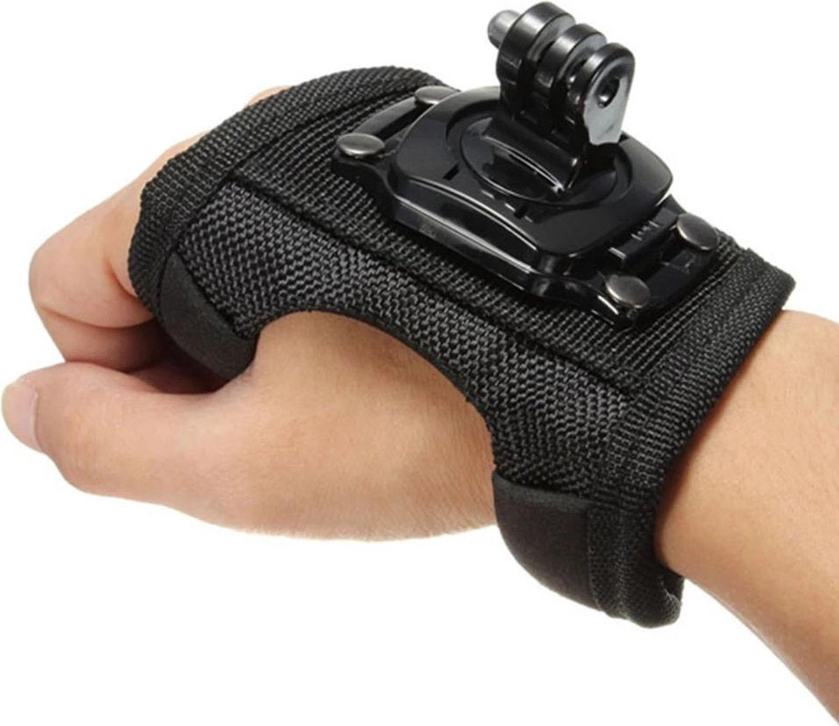 LOUZIR 360-graden rotaties pols band - Statief voor GoPro Hero 2- 3- 3+-& 4 - Mount Band-Draagbare camera band-