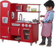 KidKraft Vintage Houten Keukentje Rood - Speelkeuken