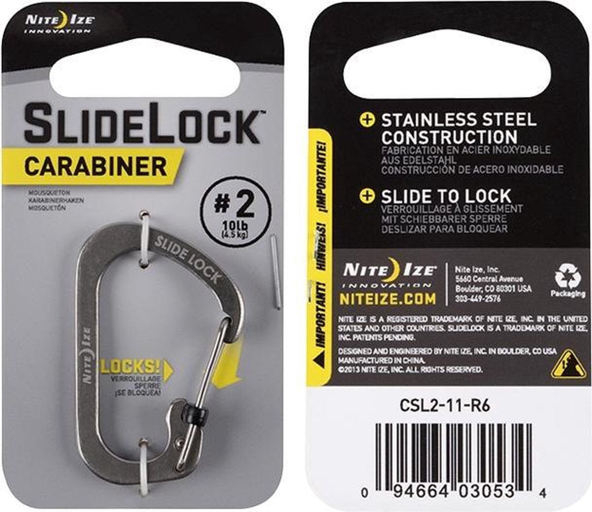 Nite Ize Karabiner - #2 - 4cm/4