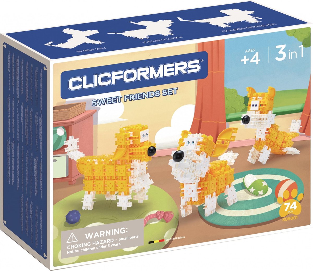 Clicformers - Sweet Friends Set - 74 pcs