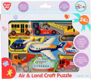 Playgo Puzzel Voertuigen