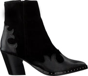 Tango Ella Oblique 12 Enkellaarsjes - Enkelboots - Dames - Zwart - Maat 38