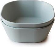 Mushie bakje vierkant - Kleur Sage - Set van 2 -  Kinderservies