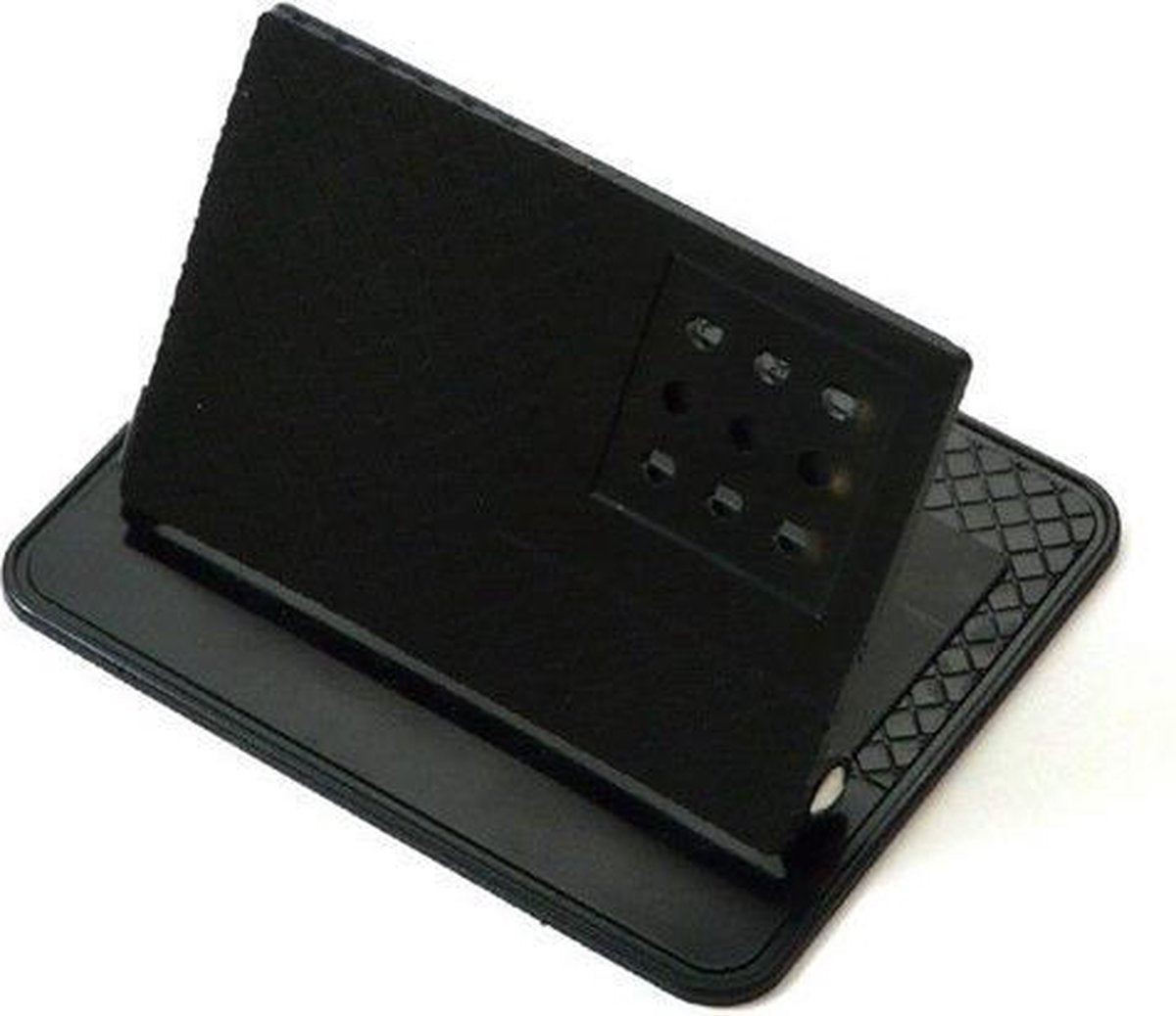 Non-slip mat en Beugel met hoek Zwart 12 x 9.8cm ON1189