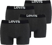 Levi's Solid Basic Boxershort Antra 4-Pack - Levi's Onderbroeken Heren - Multipack - Heren Ondergoed - Maat S