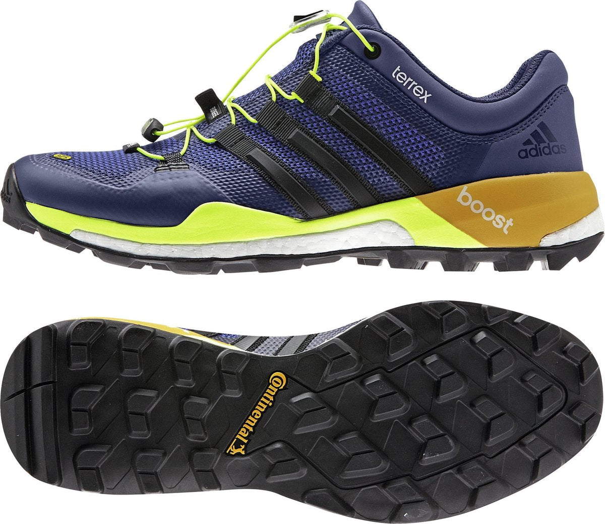 adidas Terrex Boost Trail - Heren Wandelschoenen Trekking Outdoor Schoenen Blauw B22846 - Maat EU 42 2/3 UK 8.5