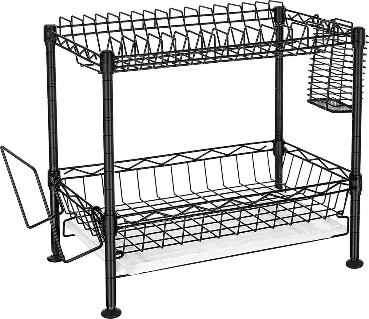 afdruiprek -songmics draining rack voor gerechten