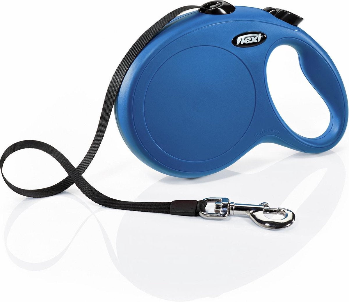 Flexi New Classic Tape - Hondenriem - Blauw - L - 8 m - (<50 kg)
