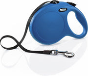 Flexi New Classic Tape - Hondenriem - Blauw - L - 8 m - (<50 kg)