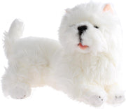 Bicolini Knuffelhond Liggende Westie 35 Cm Wit