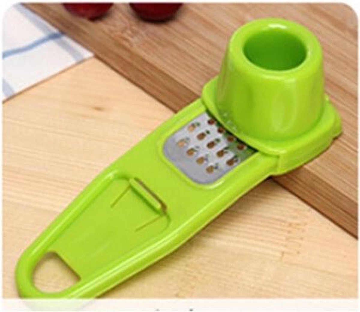 WiseGoods - Knoflook / Gember Rasp - Schaafmachine - Rasp - Slicer - Keuken Tools - Keuken Asseccoires - Koken & Bakken - Groen