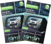 2x Grundig™ - Anticondenssticker/Antiregensticker voor zijspiegel- Altijd zicht door uw zijspiegels.