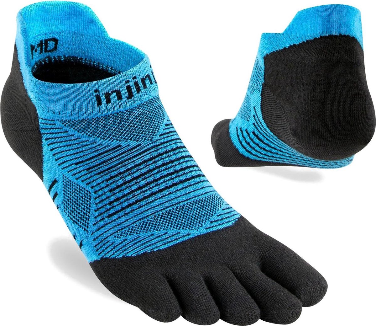 Injinji Run Lightweight No-Show Coolmax - Blauw - 44-47