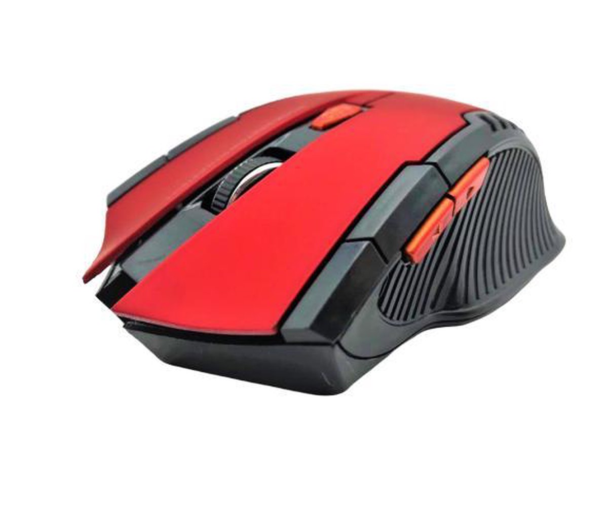 Draadloze 2.4ghz 6D Optische Mini Muis Rood