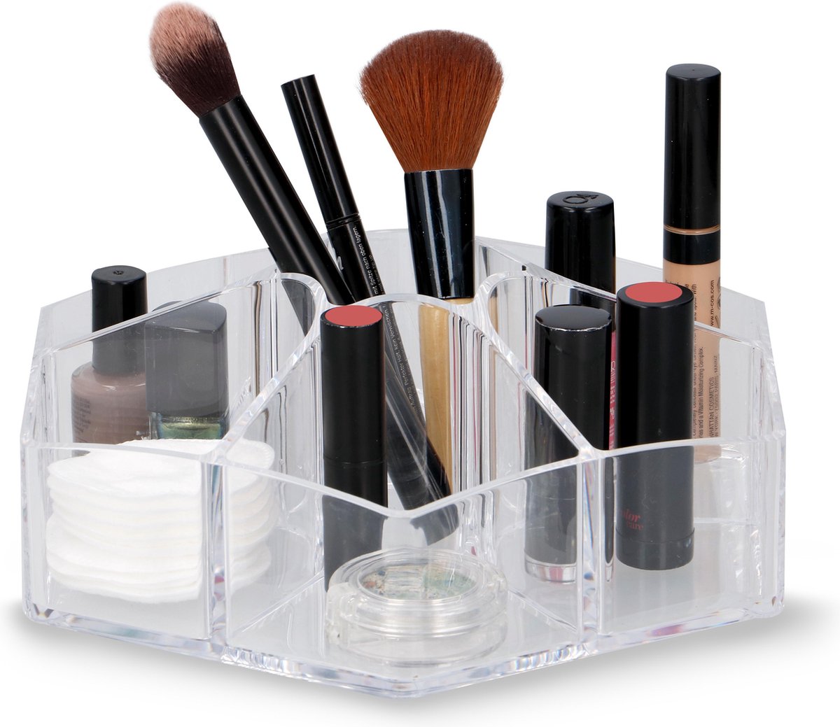 Deluxa Make-up organizer - Hoogwaardig Transparant Acryl -  7 Vakken