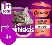 Whiskas Casserole Adult Classic Mix&Gelei - Kattenvoer - 4 x 4x85 g