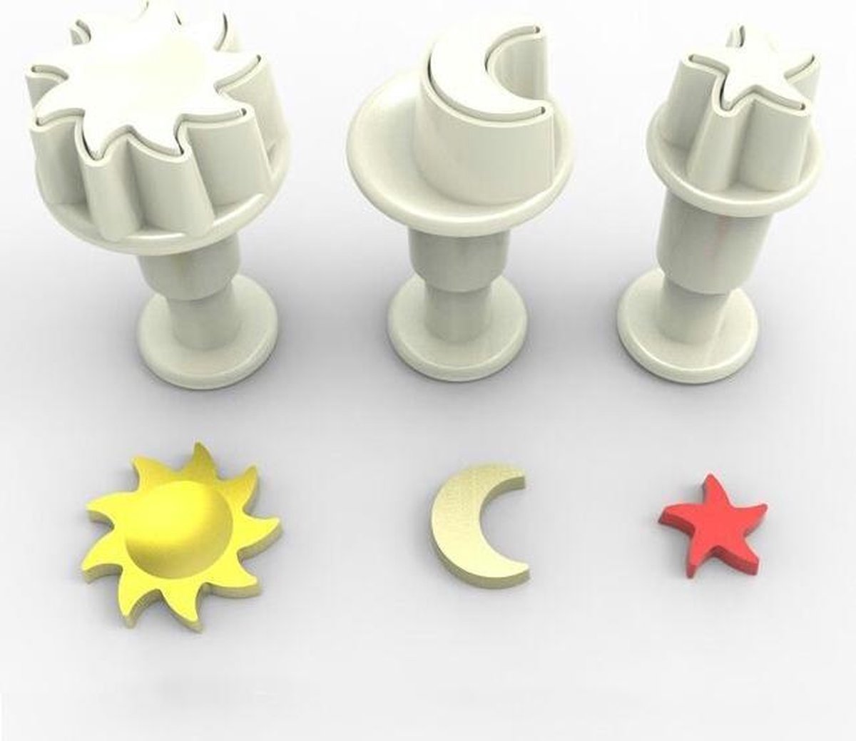 Dekofee Mini Plungers Sky set/3