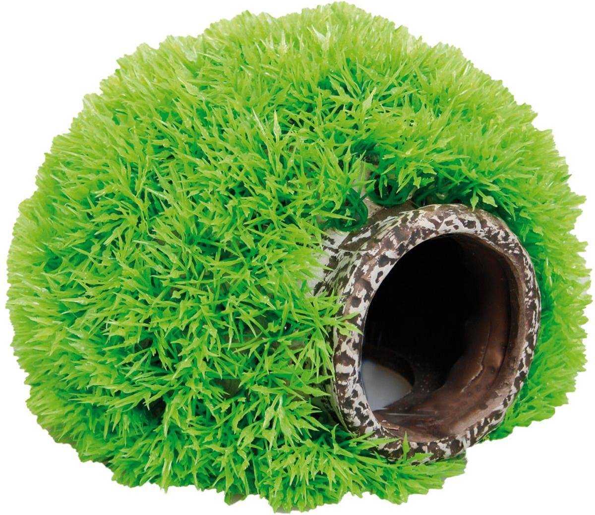 Aquarium plant Mosbal met Grot - dia 15 x 11 cm