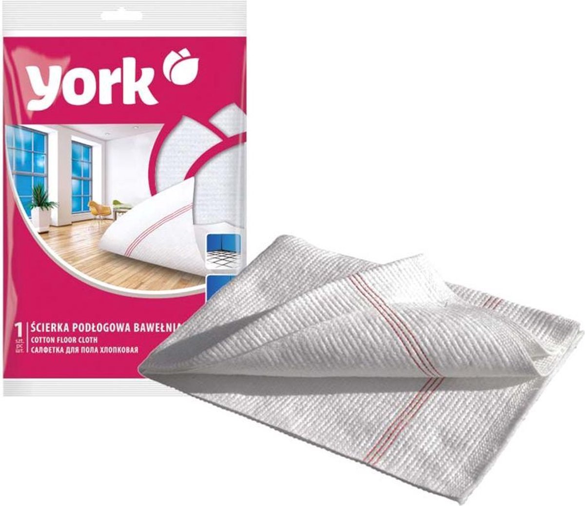 York - Katoenen vloerdoek / dweil - 1st