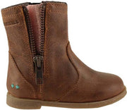 Bunnies JR 218751-513 Meisjes Enkellaarsjes - Bruin - Leer - Ritssluiting