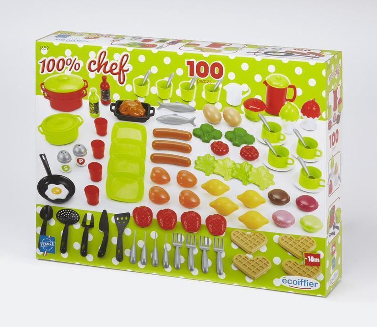 ECOIFFIER CHEF Dinette box 100 stuks