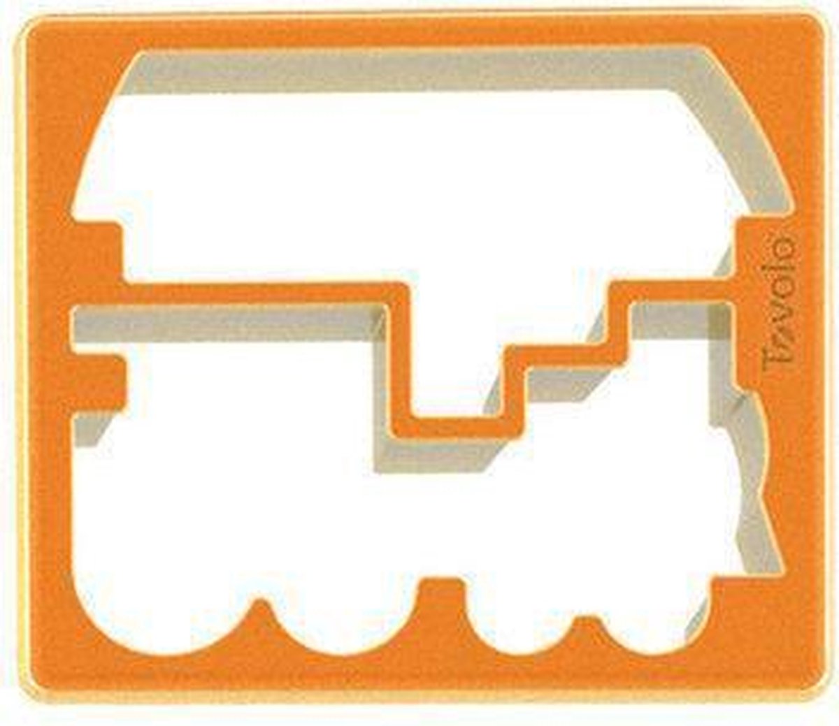Tovolo Keukenhulp Sandwich Steker - Trein & Boot - Oranje