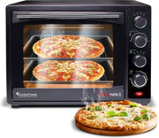 Z-line - Elektrische Oven 35 liter - RVS - 1600W - Zwart - TT-EV35