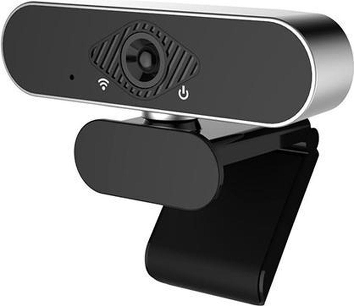 Spire Webcam 1080P Full HD kwaliteit - Microfoon - Zwart - USB aansluiting - Plug & Play - Auto Focus Lens - Verstelbaar - Voor Windows