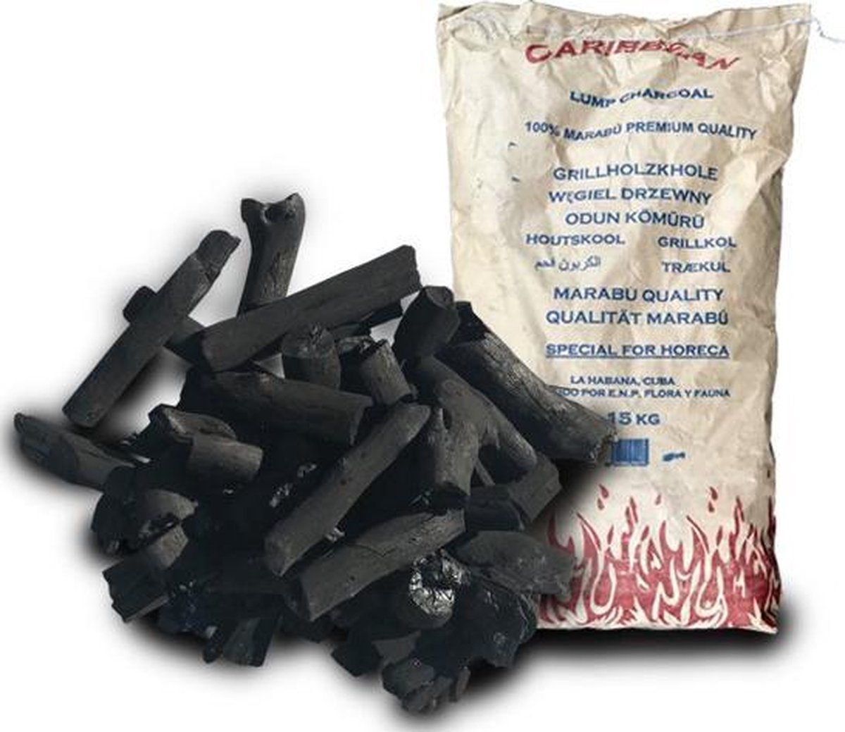 Marabu de Cuba - Houtskool (15Kg)
