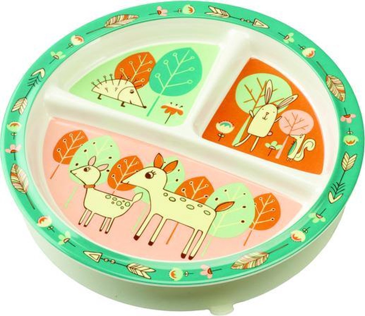 Sugar booger bord met 3 vakken Baby Deer