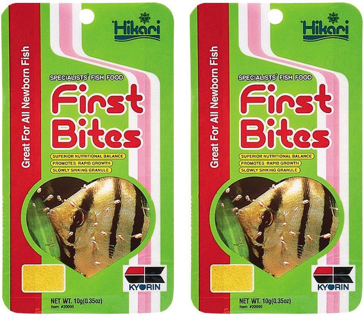 Baby Vissenvoer First Bites 10 g per 2 stuks